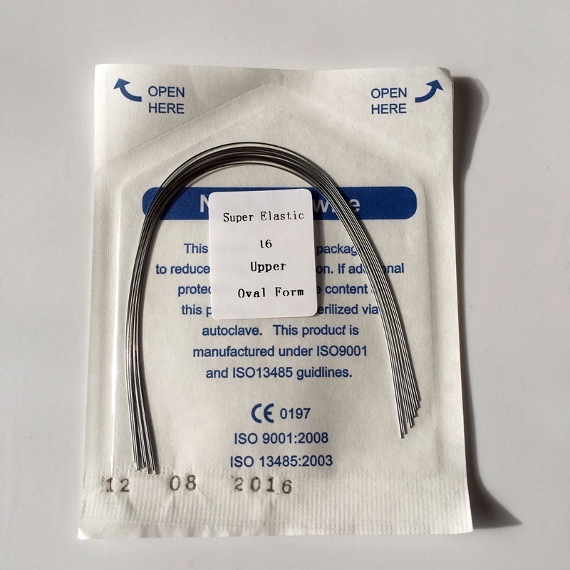 Dental Orthodontic Materials Super Elastic Nitinol Arch Wire/Archwire with CE ISO