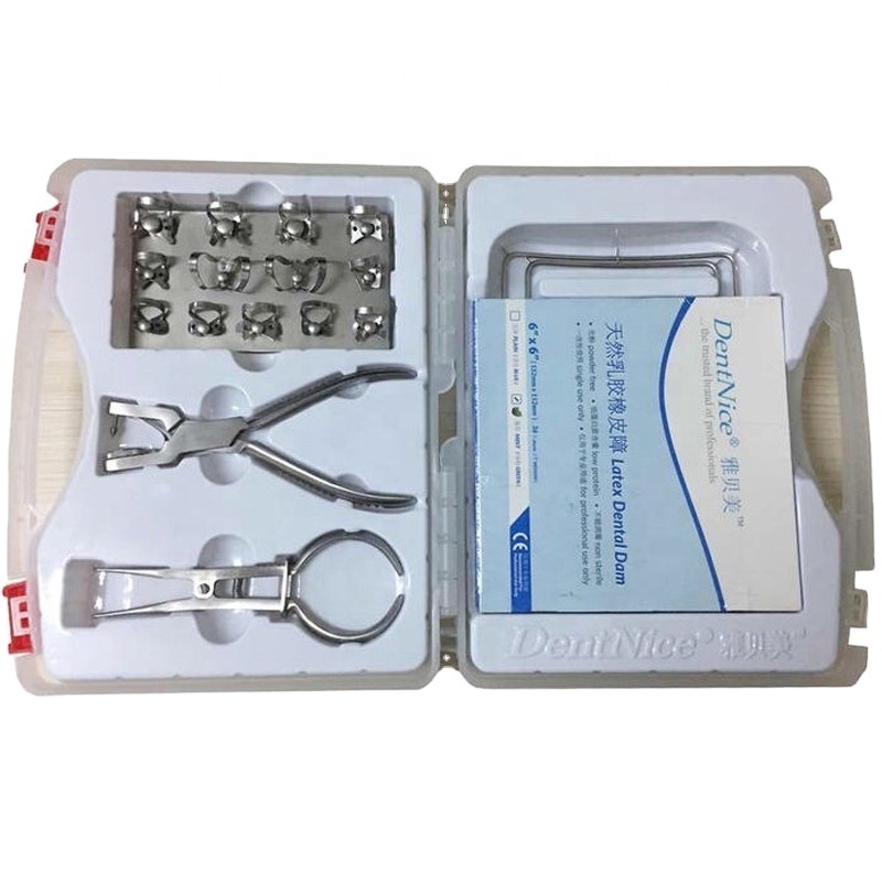 Dental Rubber Dam Kit A/Dental Rubber Dam Clamp Kit/Dental Dam Forceps and Dental Dam Punch