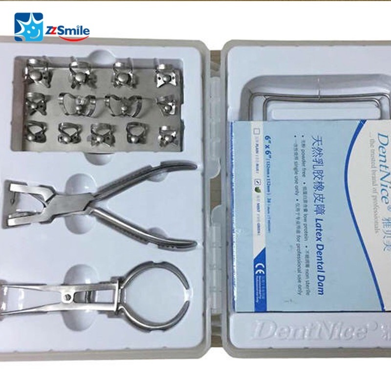 Dental Rubber Dam Kit A/Dental Rubber Dam Clamp Kit/Dental Dam Forceps and Dental Dam Punch