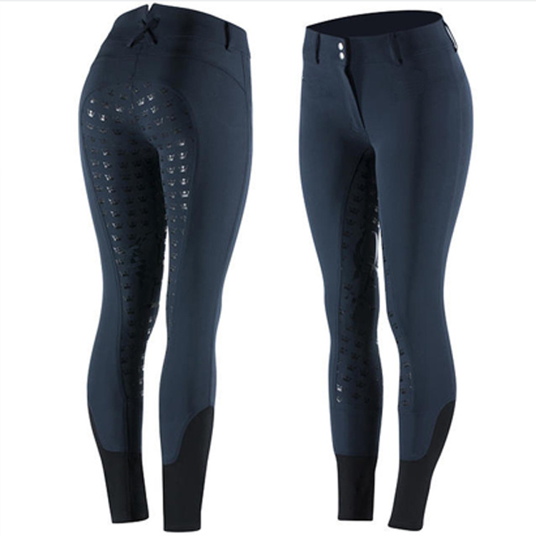 Wholesale Equestrian Clothing Full Seat Silicone Horse Riding Pants Leggings Women Sports Breeches