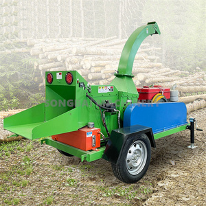 Diesel Electric PTO Branch Crusher Tractor Forestry Wood Chipper Shredder Machine Wood Branch Crusher Chipper