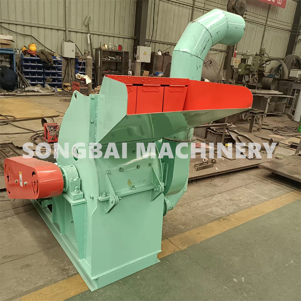 Wood Crushing Equipment Wast Wood Crusher Straw Hammer Mill Pallet Board Sawdust Making Machine Coconut Shell Log Shredder