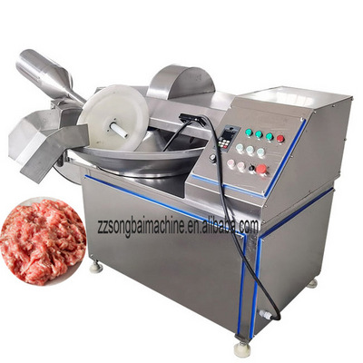 Full Automatic Sausage Cutter Machine Meat Bowl Chopping Machine Meat Bowl Cutter For Meat And Vegetable