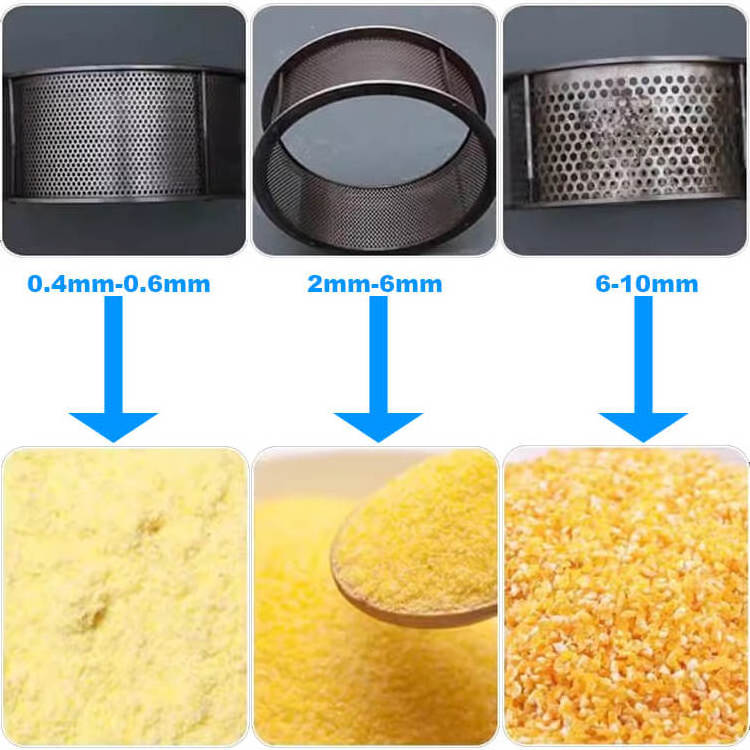 Corn Bean Grain Mill Grinder/Maize Milling Machine Self-Priming Flour Mill Soybean Disk Hammer Mill Crushing Feed Grinder