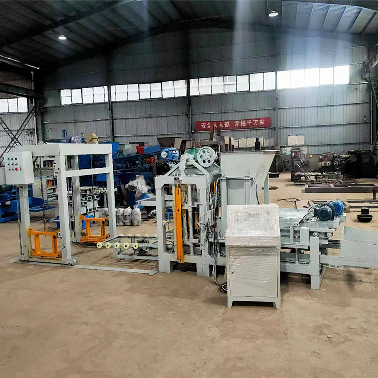 NON-Burned PLC Control Full Automatic Cement Hollow Solid Paving Block Making Machinery Interlocking Brick Making Machine