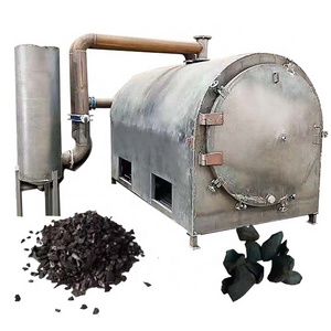 Energy Saving Industrial Smoke Free Rice Husk Charcoal Furnace Stove Machine Burn Wood Carbonization Furnace Stove Kiln Price