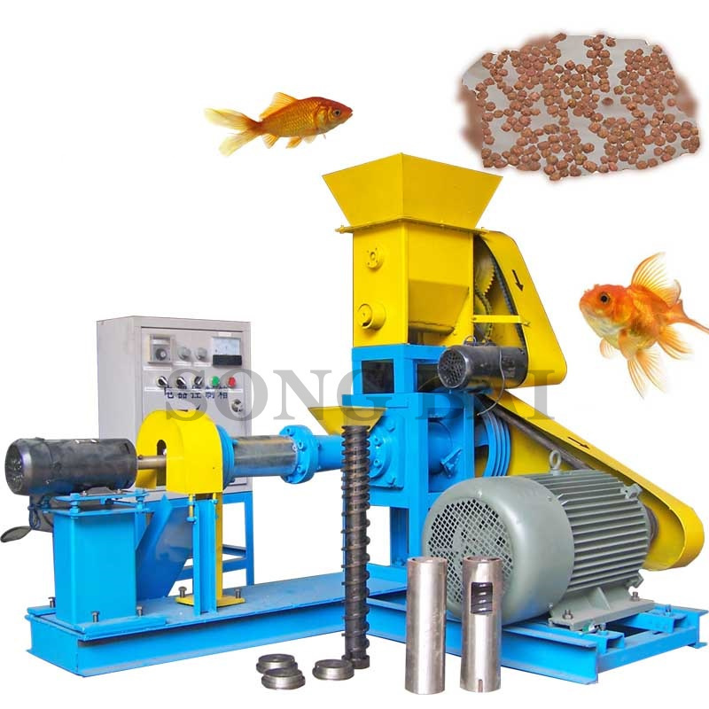 Hot Sale Dry Pet Dog Food Extruding Machine 200kg/h Floating Fish Feed Pellets Making Machine In Nigeria