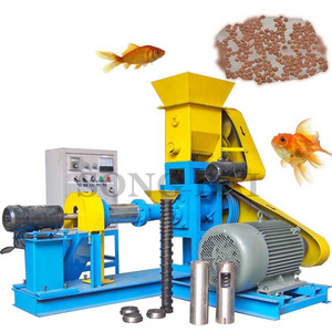 Hot Sale Dry Pet Dog Food Extruding Machine 200kg/h Floating Fish Feed Pellets Making Machine In Nigeria