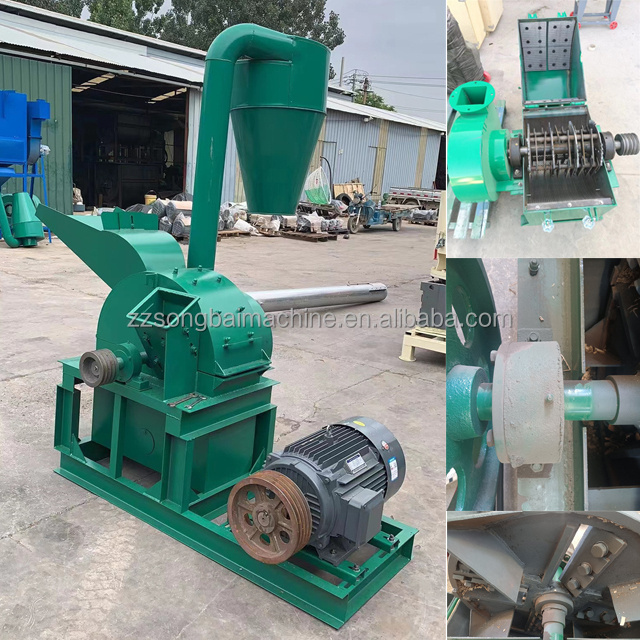 Making Sawdust Wood Chipper Shaving Shredder Crushing Hammer Mill Wood Crusher Wood Crushing Chipper Crusher Hammer Mill