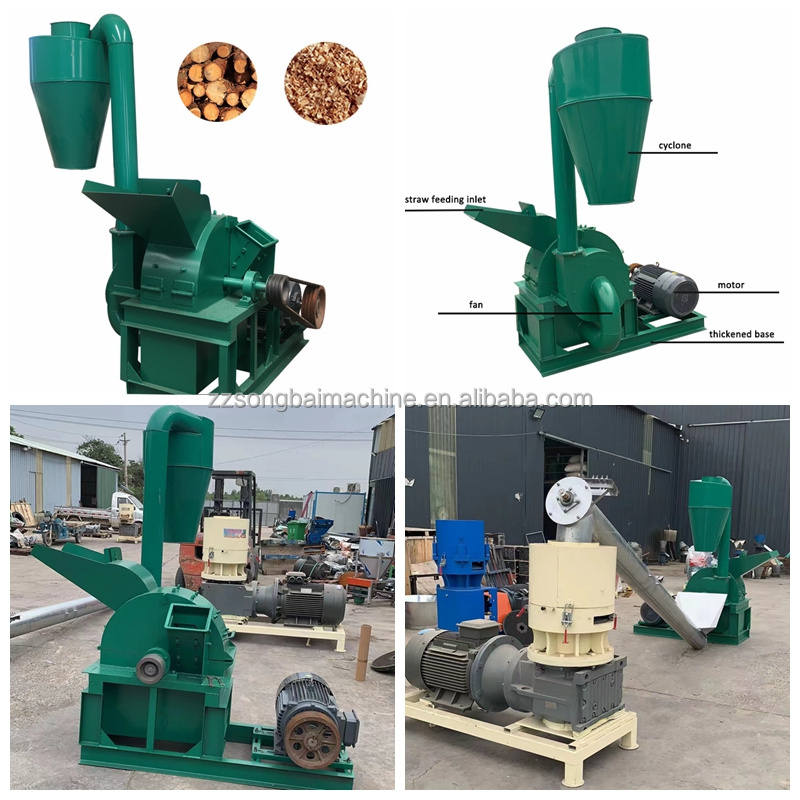 Making Sawdust Wood Chipper Shaving Shredder Crushing Hammer Mill Wood Crusher Wood Crushing Chipper Crusher Hammer Mill