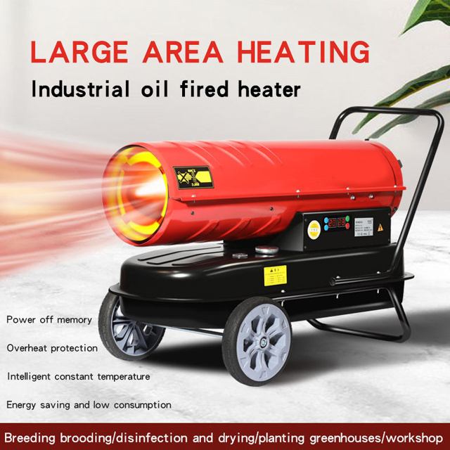 Indoor Industrial Garden Farm Patio Heater Animal Farm Hot Air Heating Equipment Diesel Oil Electric Heaters Hot Air Fan Heater