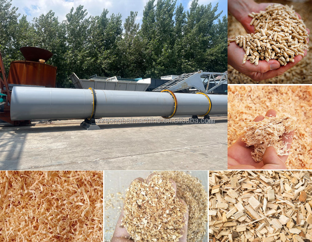 1-1.5t/h Pine Rice Husk Wood Pellet Making Machine Wooden Pallet Production Line