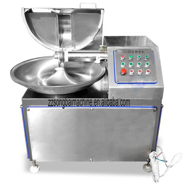 Full Automatic Sausage Cutter Machine Meat Bowl Chopping Machine Meat Bowl Cutter For Meat And Vegetable