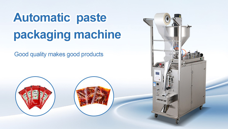 Automatic Small Sauce Sachet Packaging Machine Honey Chili Paste Soy Sauce Tomato Sauce Ketchup Sachet Packing Filling Machine