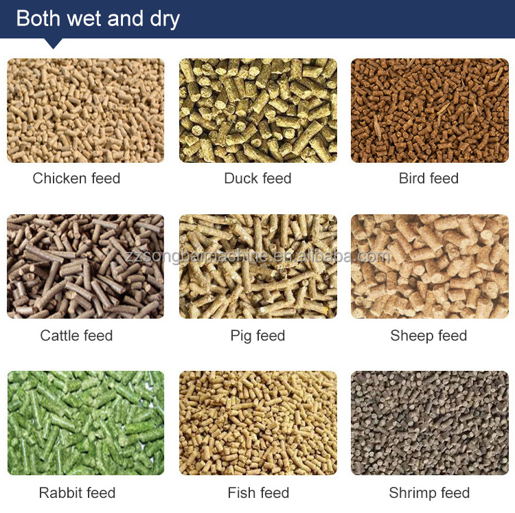 Dog Fish Bird Pig Food Maker Poultry Cattle Animal Feed Pellet Machine Pelletizer Machine for Animal Feeds