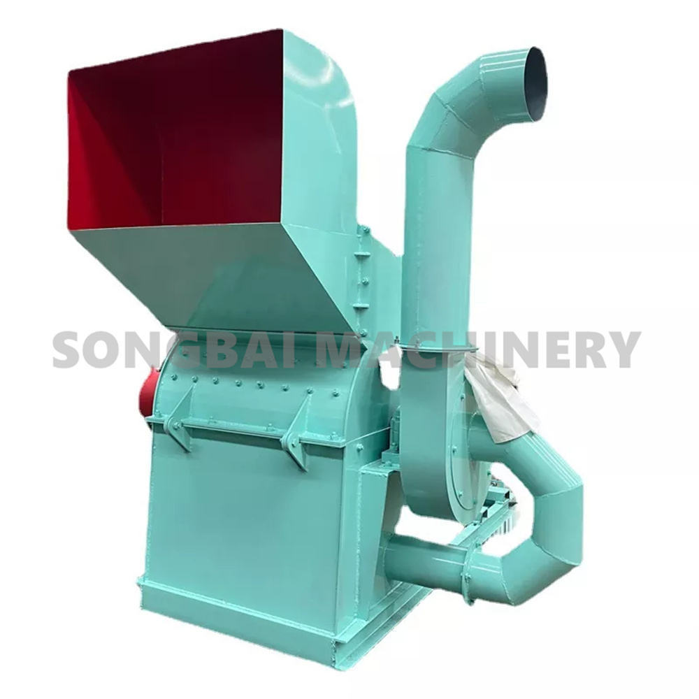 Wood Crushing Equipment Wast Wood Crusher Straw Hammer Mill Pallet Board Sawdust Making Machine Coconut Shell Log Shredder