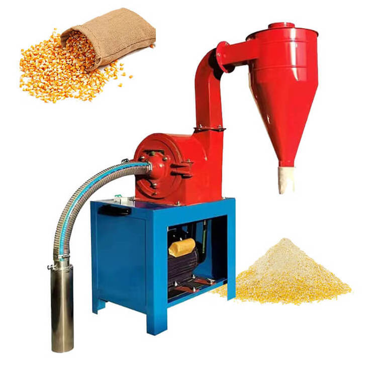 Mini Cassava Automatic Grain Grinding Corn Maize Mill Plant Wheat Grinder Crusher Flour Milling Machine Feed Grinder For Home