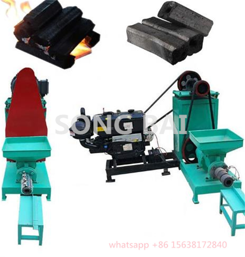 Biomass Sawdust Fuel Coal Ball Charcoal Briquette Machine Rice Husk Briquette Making Machine For Coffee Grounds