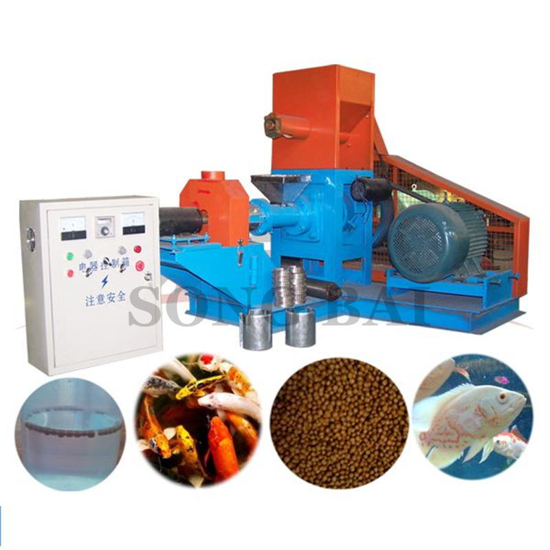 Hot Sale Dry Pet Dog Food Extruding Machine 200kg/h Floating Fish Feed Pellets Making Machine In Nigeria