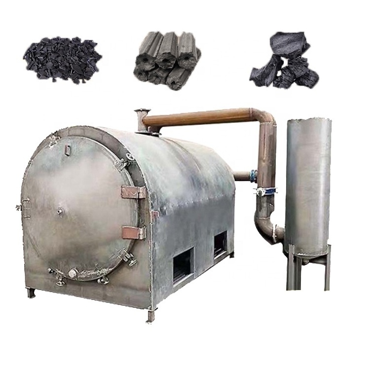 charcoal making machine south Africa small Wood bamboo coconut shell carbonization furnace price