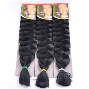 Cheap synthetic crochet hair extensions for black women ombre jumbo braiding hair extensions 41inch 165g hair braids extension