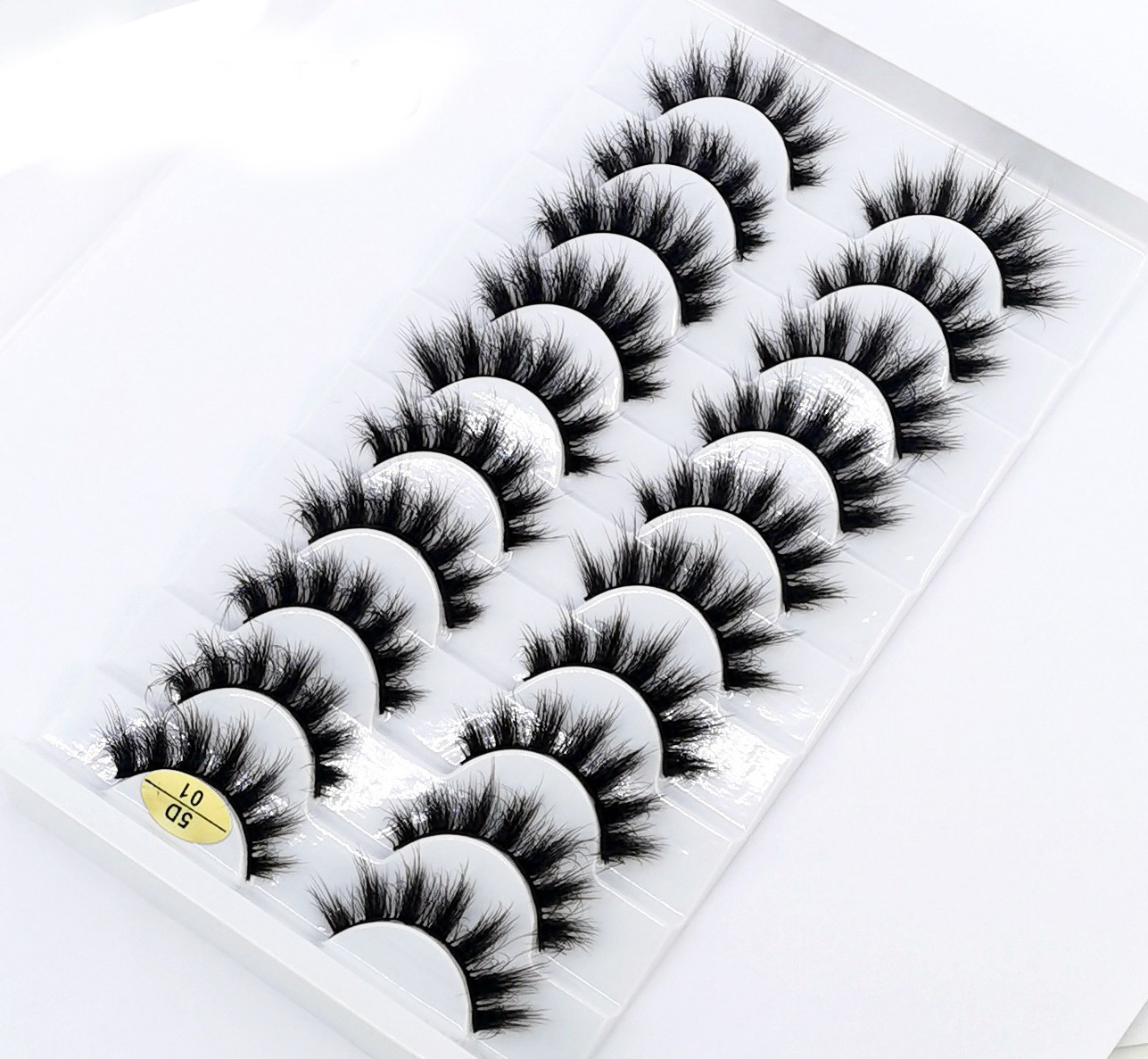 Factory Wholesale Wispy Makeup Beauty Extension Tools Eye Lashes Natural false Eyelashes 10 Pairs 3D Mink Hair Eyelashes