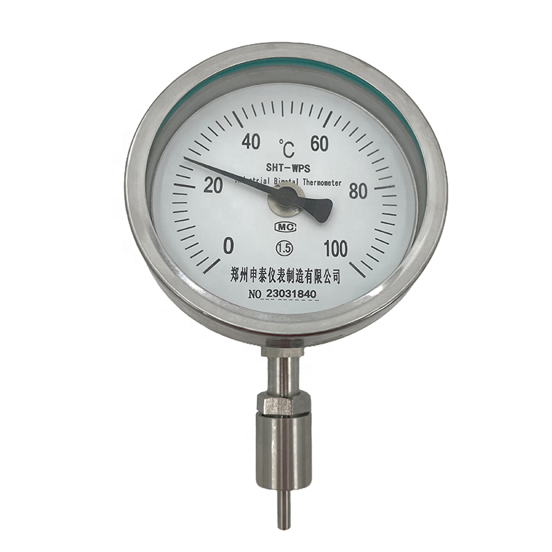 Universal type dial stem temperature gauge thread water bimetal thermometer