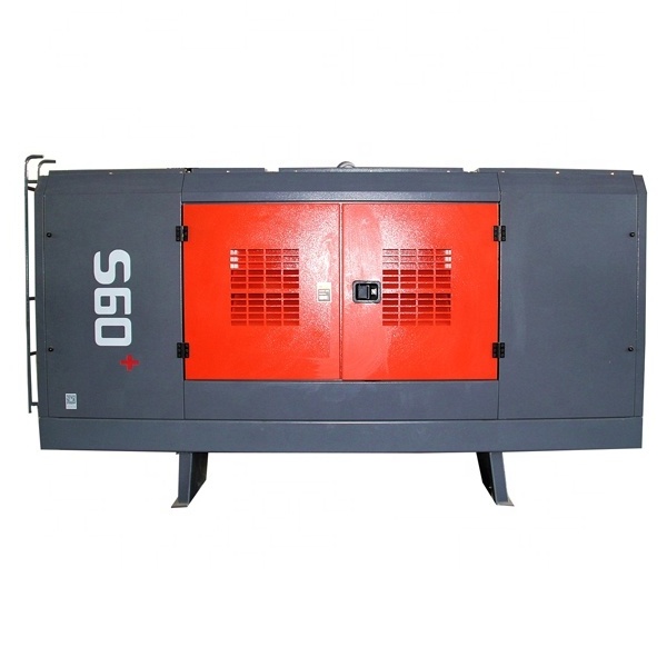 Stationary diesel engine S60 250 psi air compressor for deep water well drilling