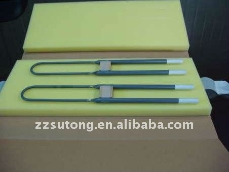 1800C silicon molybdenum MoSi2 rod electric heating elements for high temperature furnace using