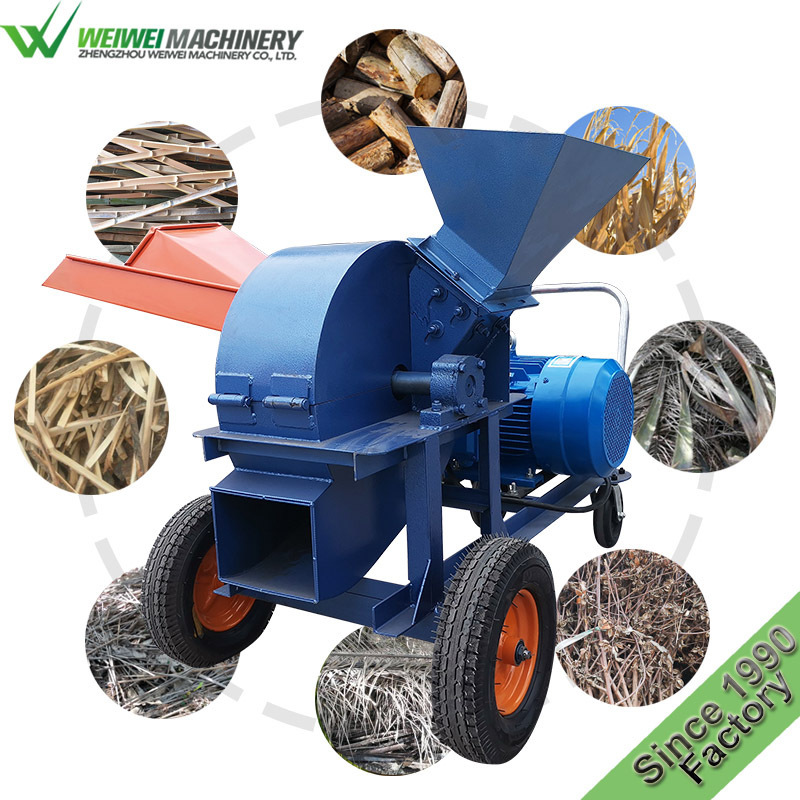 High Quality Diesel Engine Pallet & Waste Wood Crusher Machine Tub Grinder With CE