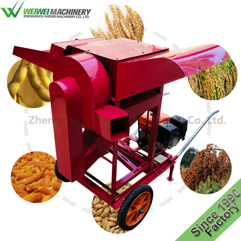 Weiwei farm equipment small wheat thresher grain sheller soybean thresher