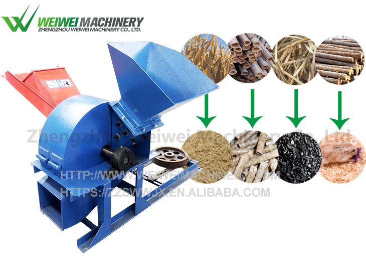 Weiwie small chips making sawdust conveyor belt firewood conveyor