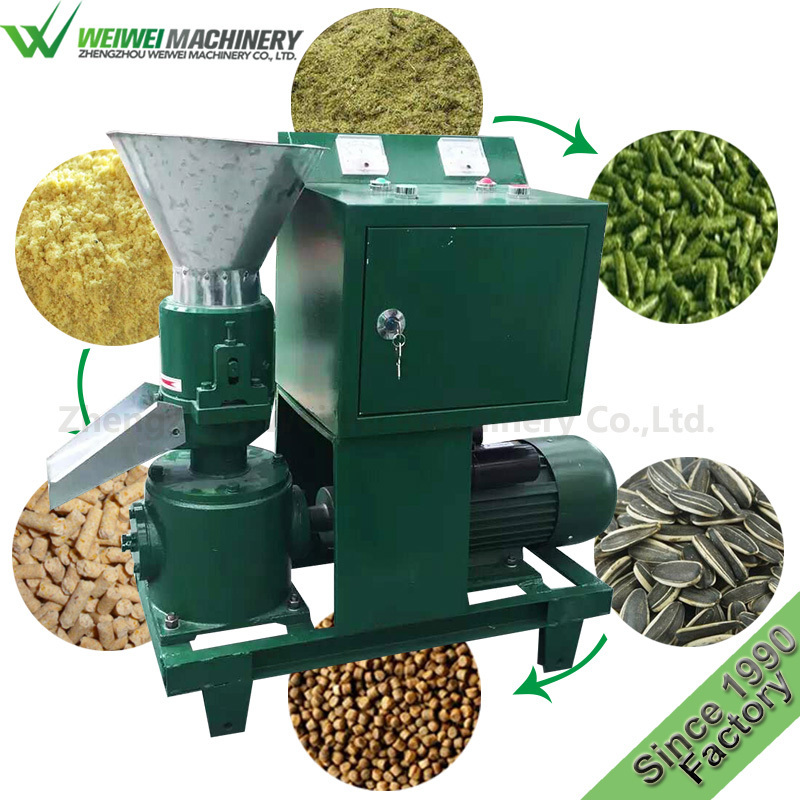 Weiwei feed making high grade breeding feed pellet making machine