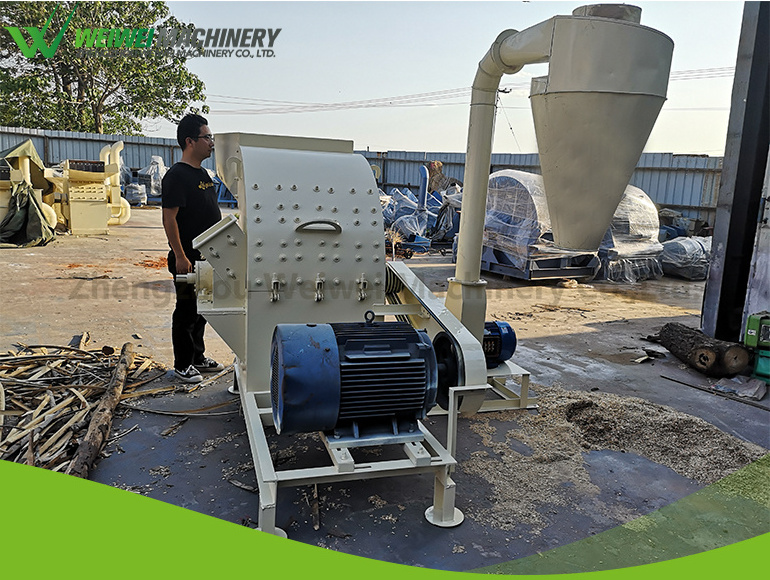 WEIWEI MACHINERY forestry chips tractors pto driven wood crusher and hammer mill crusher and hammer mill for sale