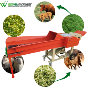 WEIWEI 9ZR-8 Feed Processing Alfalfa Grass Shredder Cutter Sale Online Fodder Chaff Cutting Animal Feedstuff Making Machine