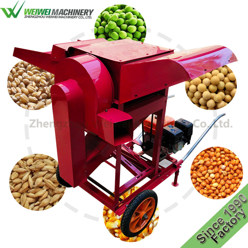 Weiwei farm equipment small wheat thresher grain sheller soybean thresher