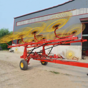 Weiwei Tractor-type hydraulic rake haying machine for pasture straw collection and tilling