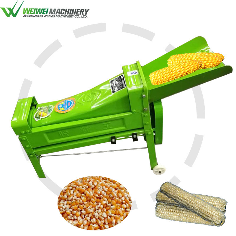 Weiwei machinery Promotional corn maize sheller machine price corn husking thresher machine