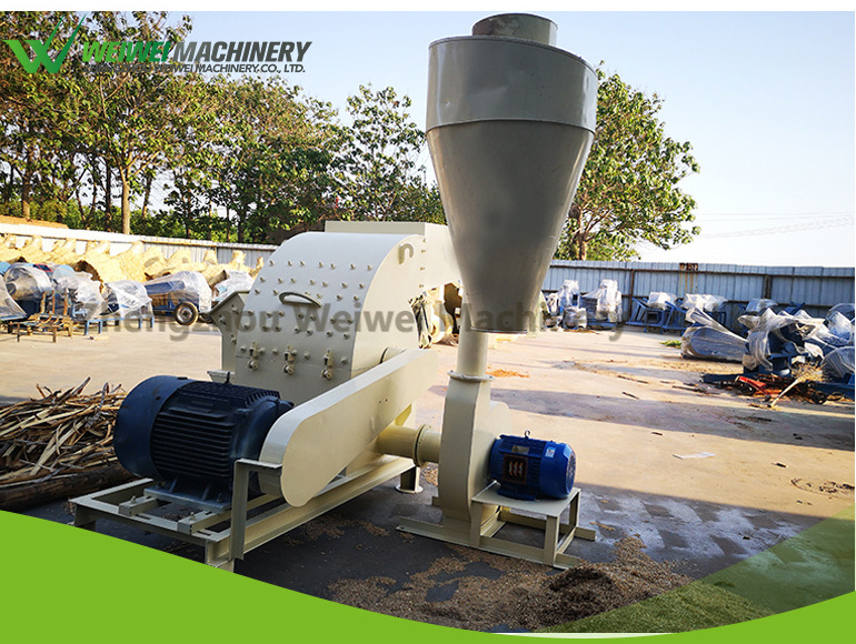 WEIWEI MACHINERY forestry chips tractors pto driven wood crusher and hammer mill crusher and hammer mill for sale