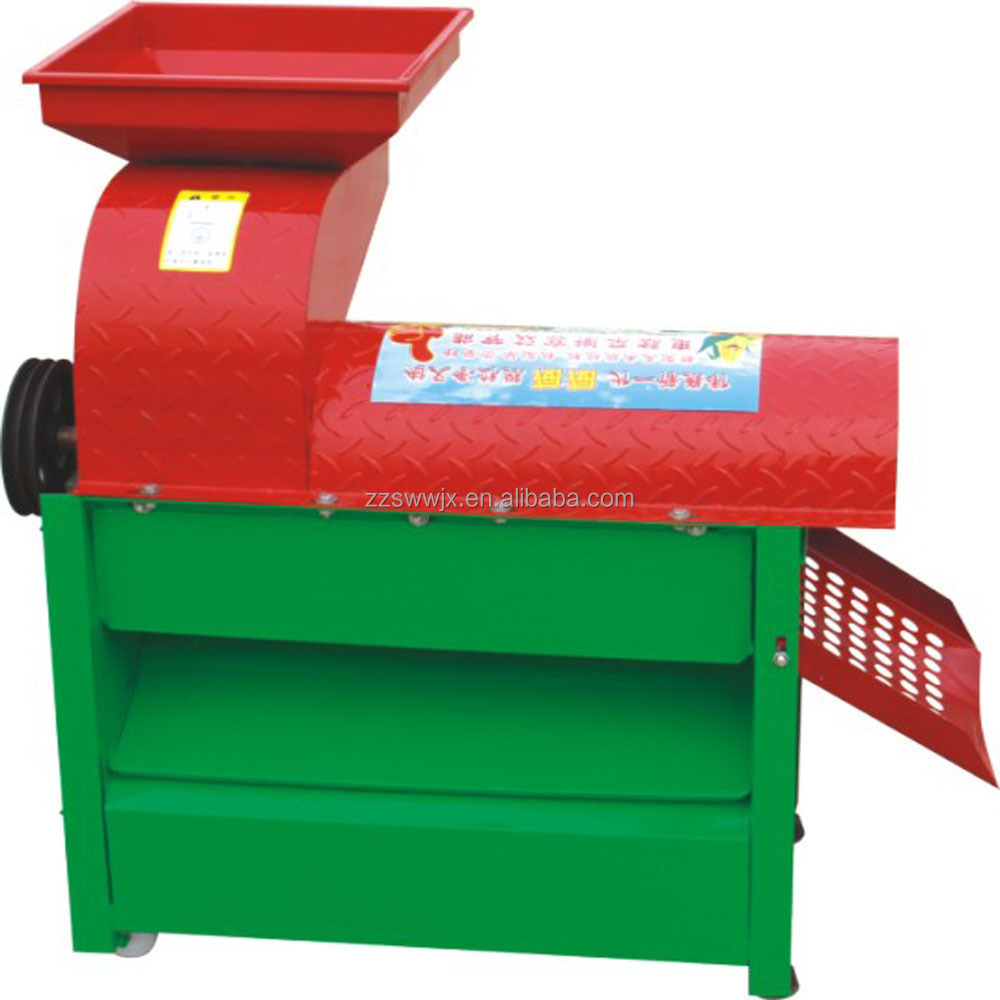 Electric Motor Corn Peeler and Thresher Machine