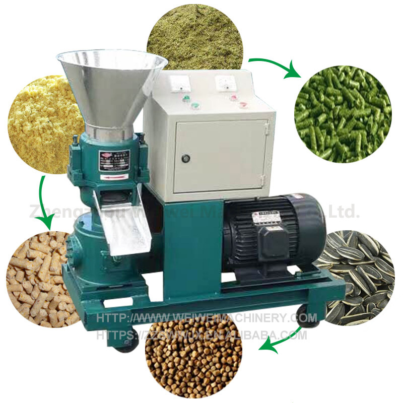 Weiwei feed making high grade breeding feed pellet making machine