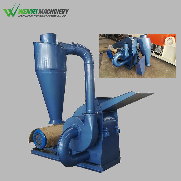 Weiwei maize corn hammer mill 800-1500kg/h crusher feed processing maize corn soybean bran nut shell grinder machines