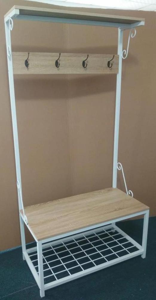 industrial coat hanger with shelf hanging  clothes stand rack with shoe rack