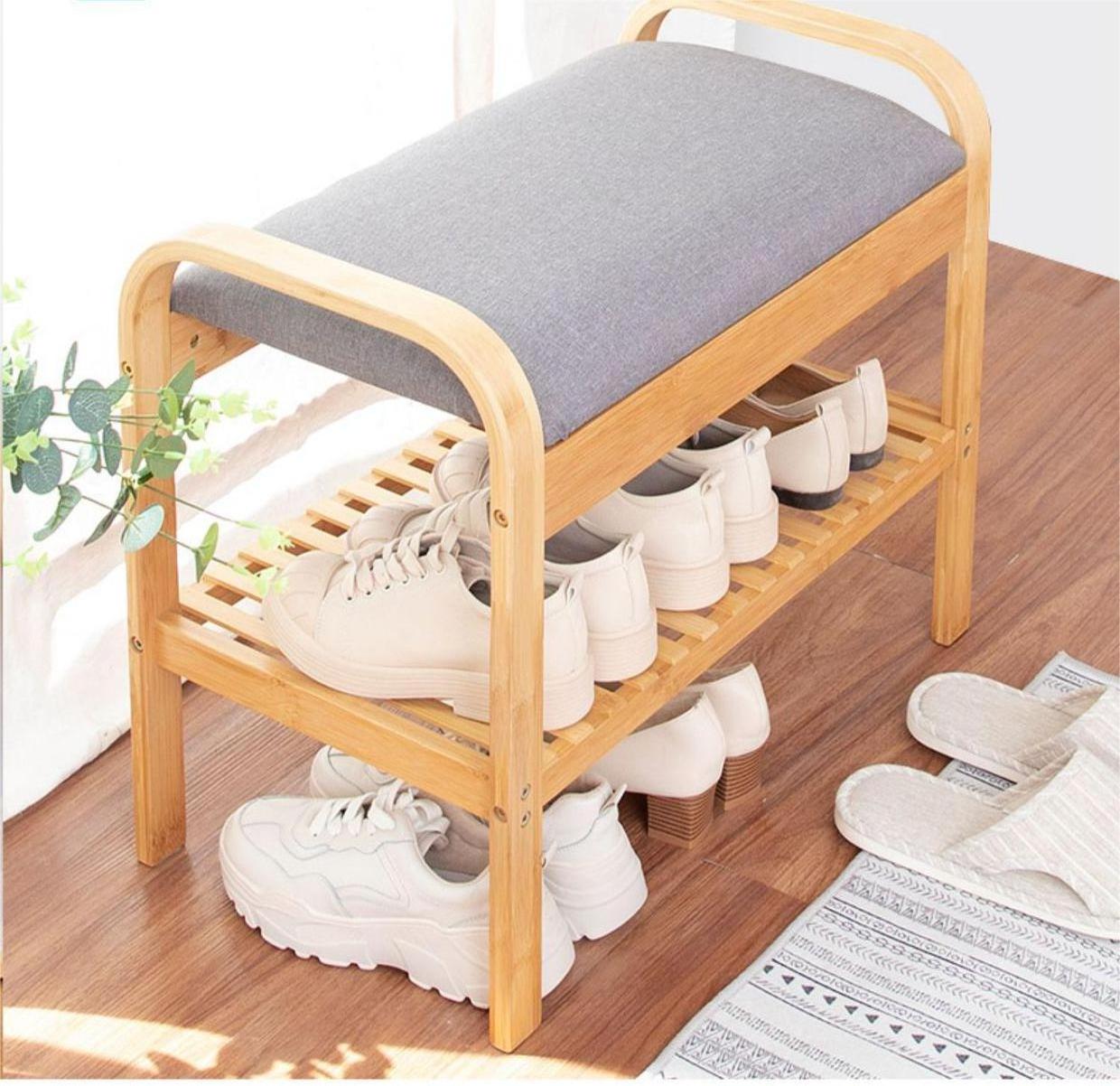 90cm Long Non Clamshell Simple Design Mdf Shoe Rack Cabinet Hot Saling Modern 2022 Multifunctional Wooden Shoe Rack In Sale