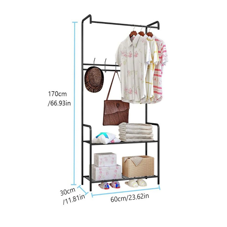 Wholesale Custom Clothes Tree Cloth Stand Wall Coat Rack For Home