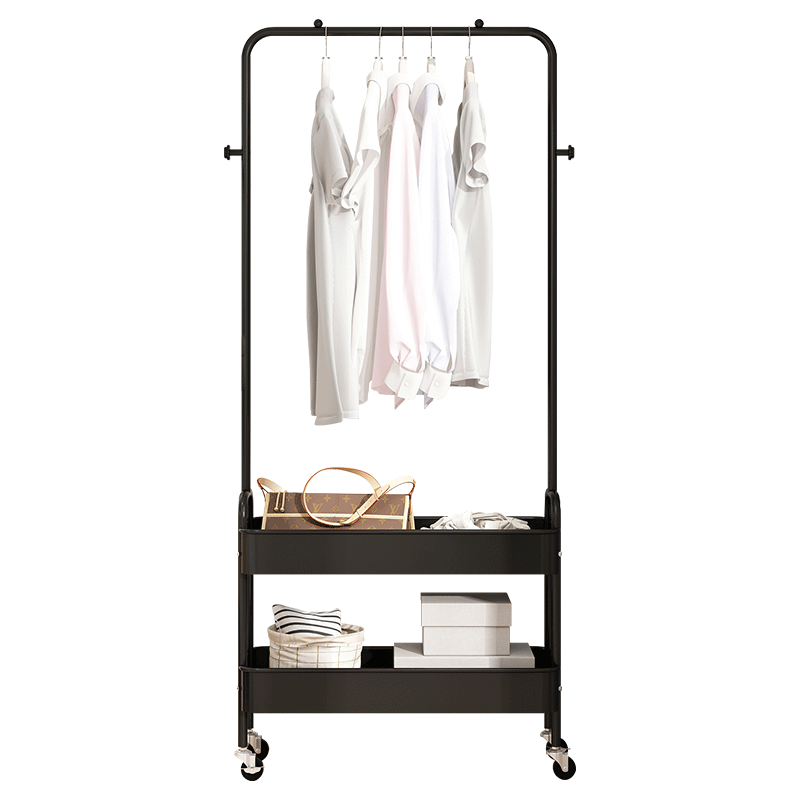 Nordic Movable Clothes Hanger Metal Clothes Rack Clothes Hanger Rack