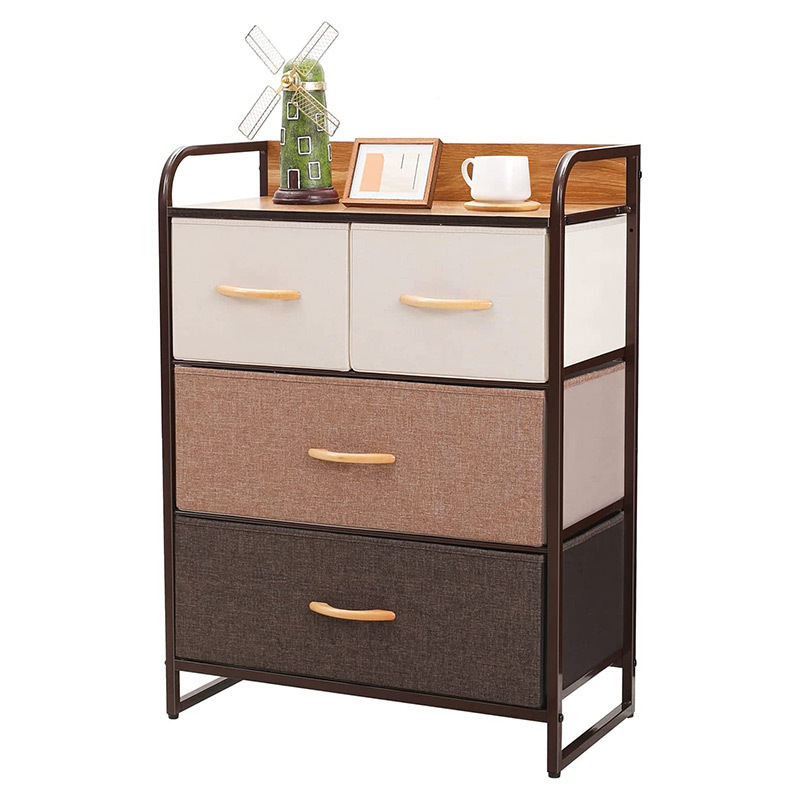 Multi Drawer Storage Cabinet 4 Drawer Fabric Chest