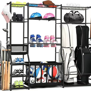 High-end customization Golf Bag Storage Garage Organizer sports organizer  Large Storage Rack for Garage,Holds golf clubs,balls