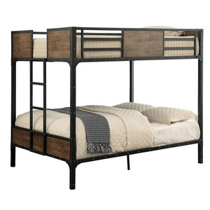 Factory price  Metal Double Bunk Bed for Adults  school steel bunk bed cheap hostel double bed dormitory project supplier