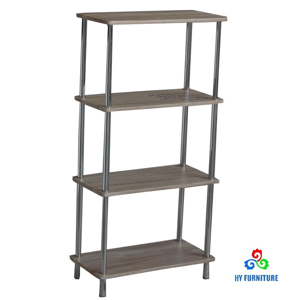 4-Tier shelf rack steel storage shelving unit